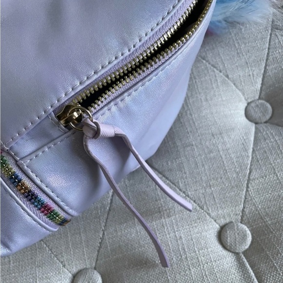 SOLD - New Under One Sky Rainbow Unicorn Small Backpack - Picture 5 of 6